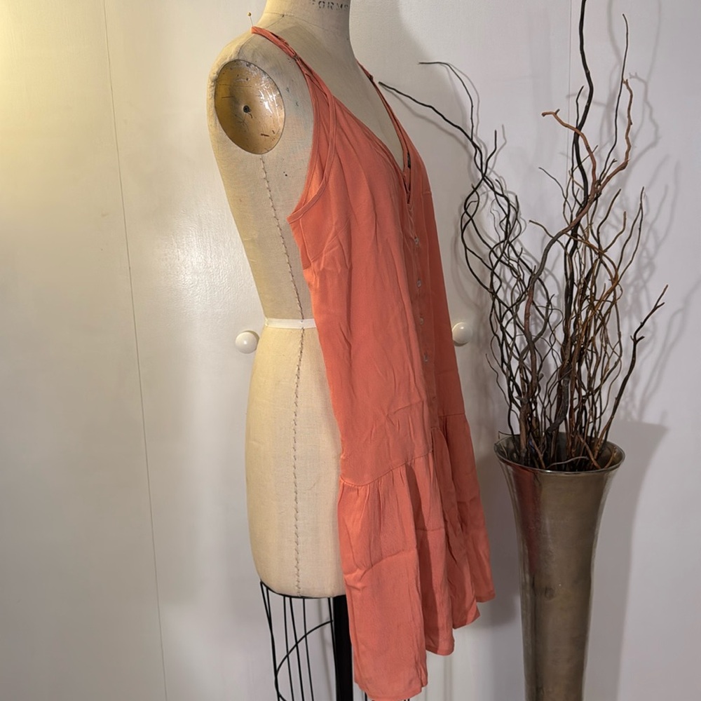 Wild fable peach sleeveless jumpsuit shorts - Picture 4 of 7